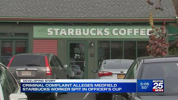 Criminal complaint alleges Starbucks worker spit into Norfolk police officer’s cup