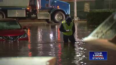 Hundreds evacuated after massive water main break floods Lowell