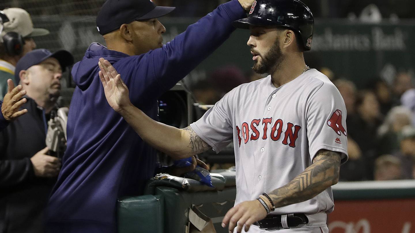 Red Sox swap catchers, cutting Swihart and calling up León