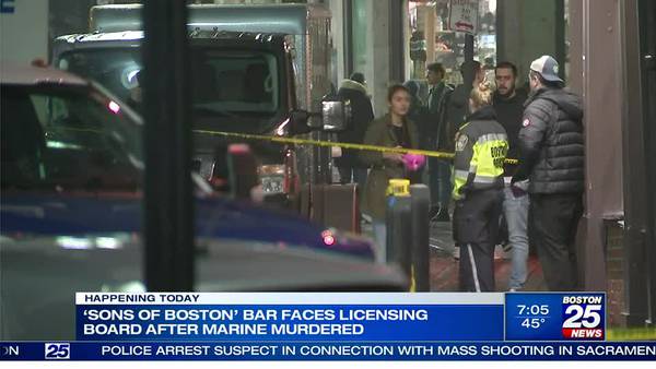 ‘Sons of Boston’ bar faces licensing hearing over bouncer’s deadly encounter with a Marine veteran