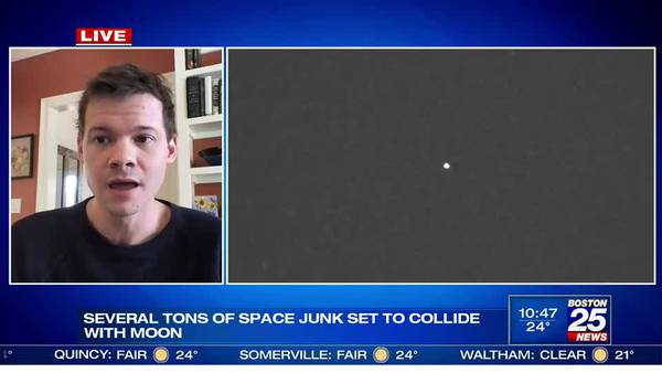 Several tons of space junk set to collide with the moon