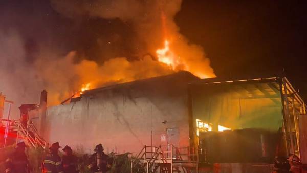 Dudley facility that produces adhesives goes up in flames
