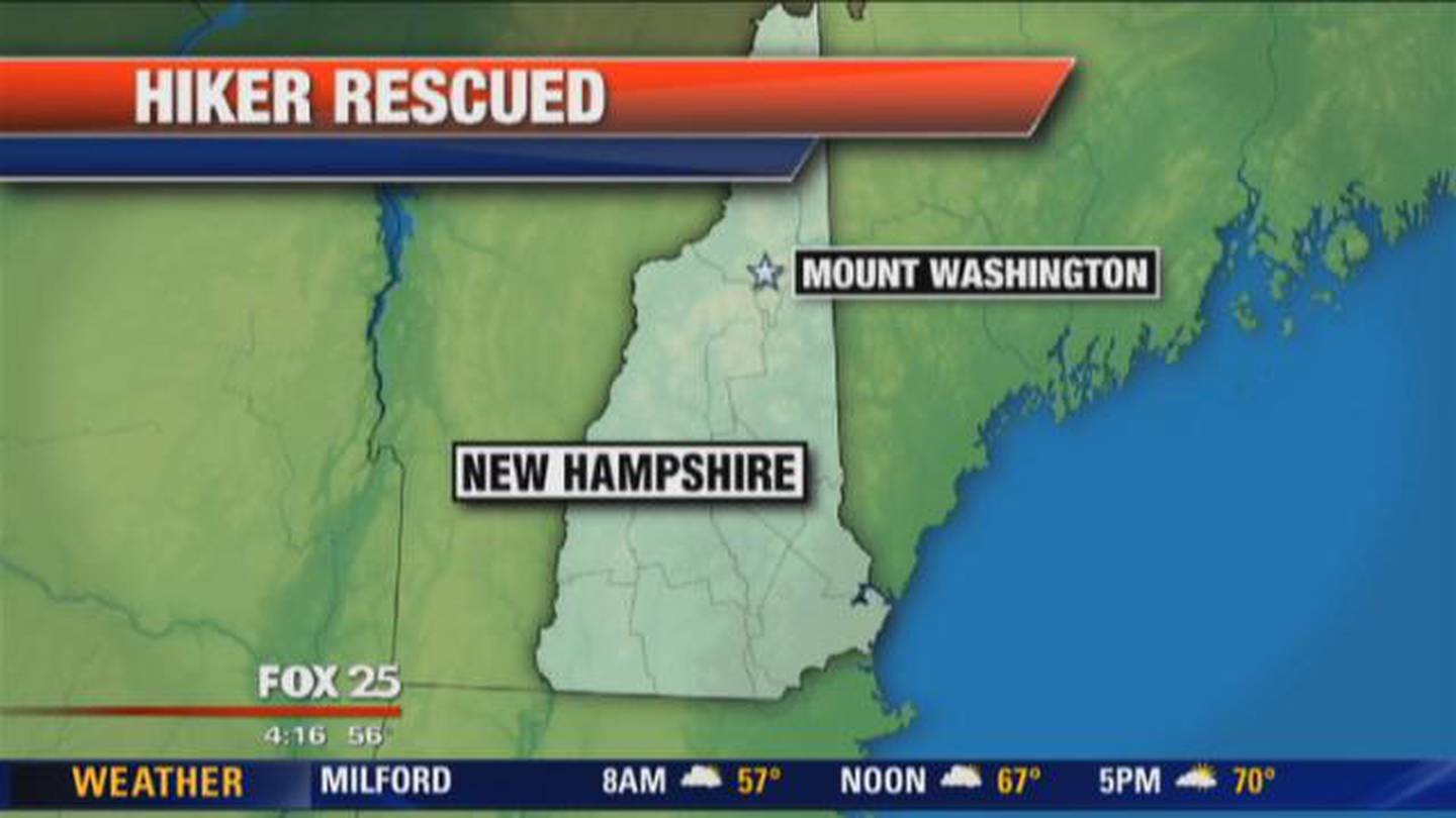 Two Hikers Rescued On Mt Washington Boston 25 News 