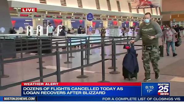 Flights return to normal, travel headaches linger at Logan Airport after blizzard cancellations