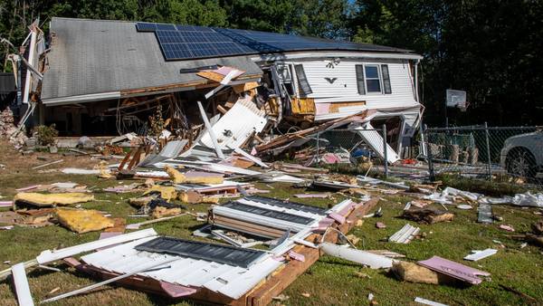 New Hampshire home collapses following explosion