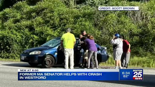 Former State Senator helps rescue driver of crash on Route 495 in Westford