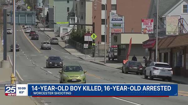 Police: 14-year-old boy killed, 16-year-old arrested after Worcester shooting