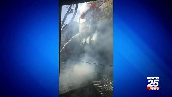 Two kids, two adults hospitalized after flames tear through Mattapan home