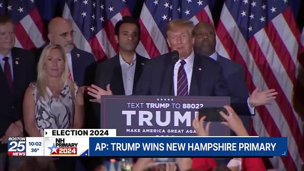 Trump wins New Hampshire primary as rematch with President Biden appears increasingly likely