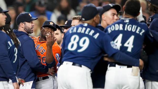 AL West standings: Astros hold off Mariners after bizarre Hector Neris-Julio Rodríguez confrontation