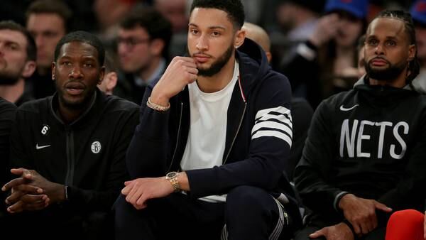 Ben Simmons still only doing individual work after knee injury with just 10 games left in the regular season