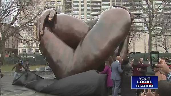 Boston officials unveil ‘The Embrace’ sculpture to commemorate Dr. Martin Luther King