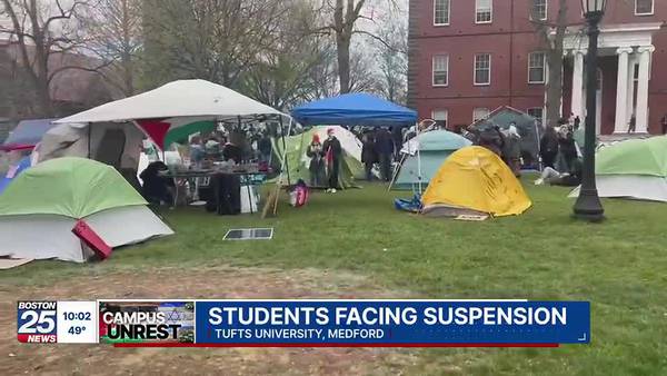 ‘Encampment needs to end’: Tufts University issues new warning to student protesters