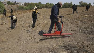 Mexican volunteer searchers say they've found a clandestine crematorium in Mexico City