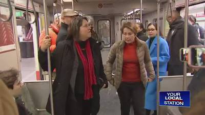 Governor rides the T as the search continues for new MBTA management