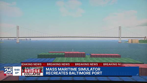 Mass Maritime Academy virtual vessel simulator recreates Baltimore port
