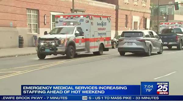 Boston EMS responding to increase in call volume during heat emergency