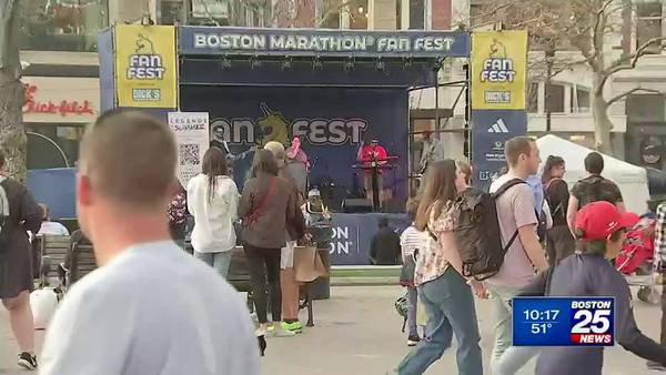 Marathon excitement builds as runners and fans fill Boston