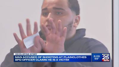 Roxbury Man accused of shooting at officer says he was the victim