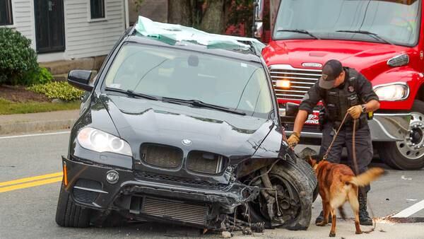 Scituate man arrested after armed carjacking in Boston, crashing BMW in Kingston after pursuit