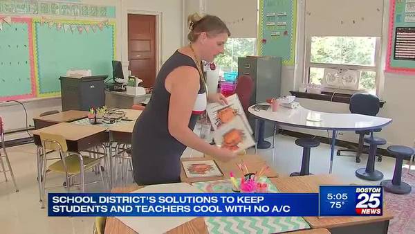 School districts work on solutions to keep students and teachers cool with no A/C