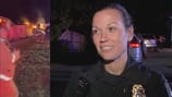 Police officer credited with helping residents escape burning home on North Shore