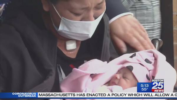 Mom who fought COVID-19 reunited with baby girl 6 weeks after giving birth