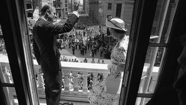 The visit to Boston by Queen Elizabeth II in 1976