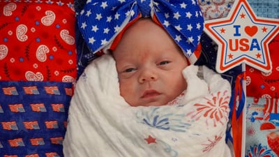 ‘Star-spangled style’: NICU babies at Boston hospitals celebrate Fourth of July