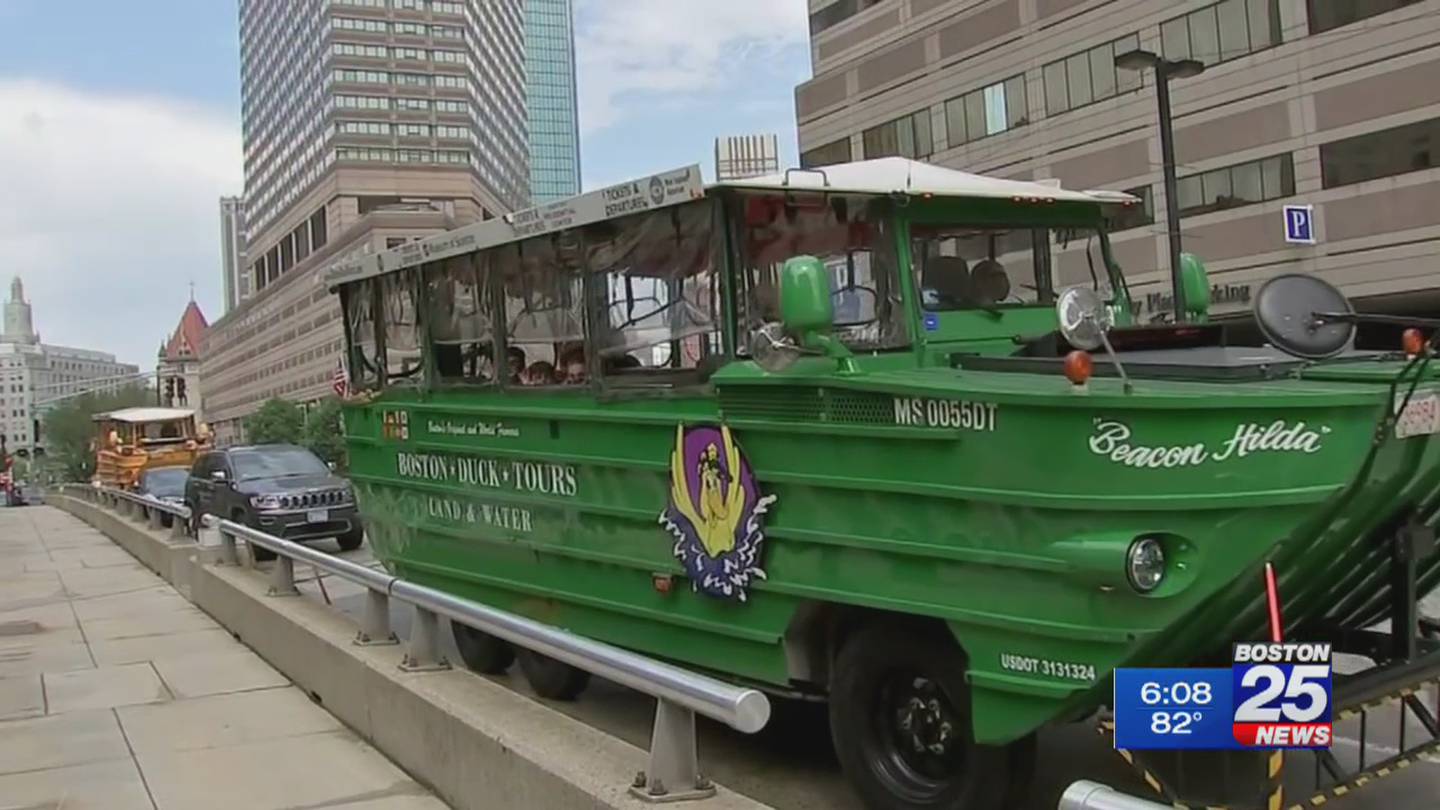 Boston's iconic duck boat tours allowed to start up again at reduced