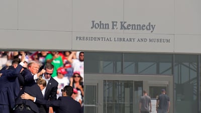 JFK Library visitors lament Trump shooting, political divisiveness 