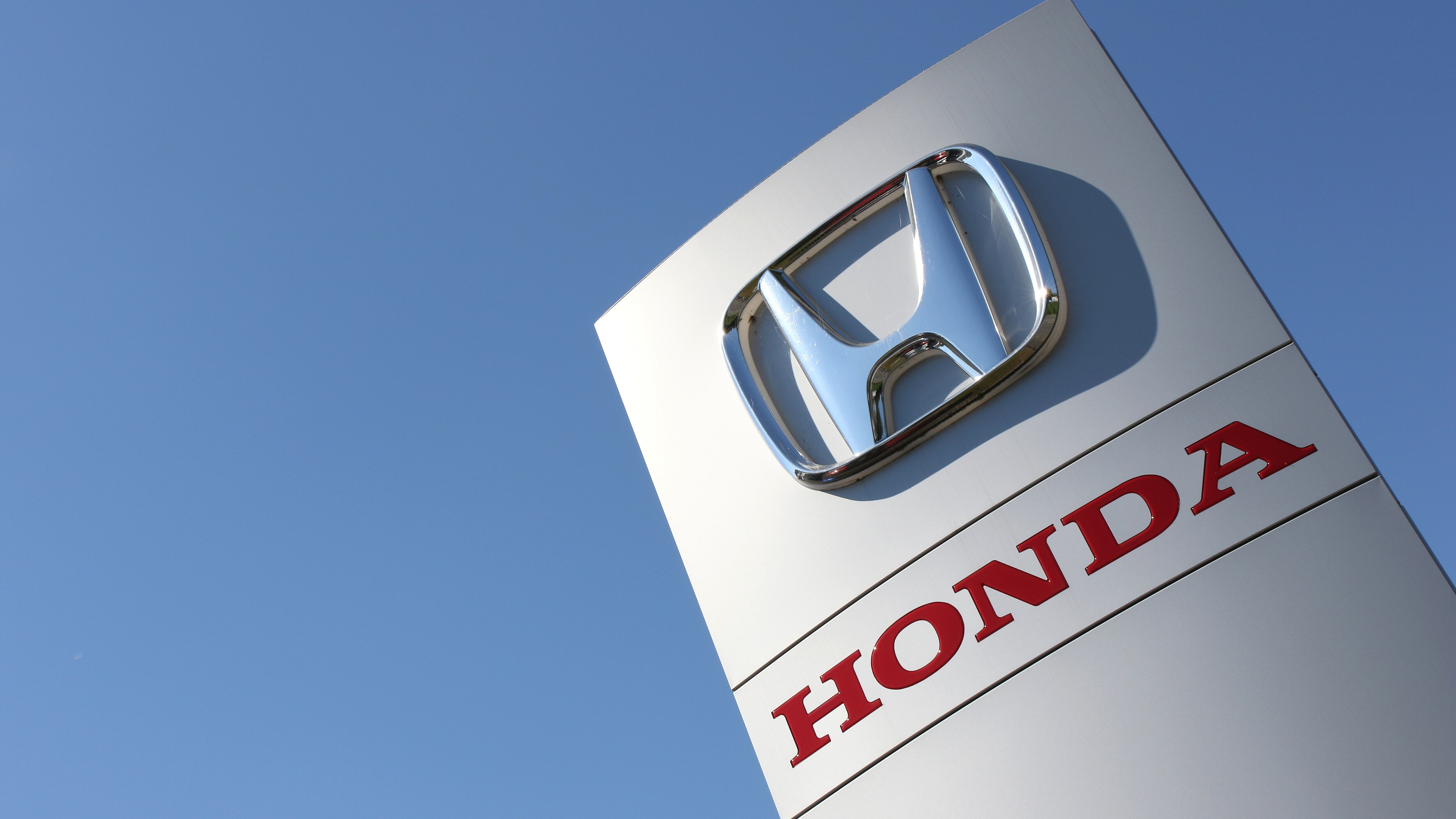 Honda sign showing logo