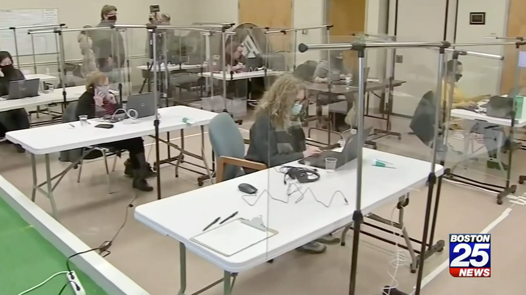 City officials in Revere set up a fully staffed COVID vaccination hotline last week that facilitates outgoing and incoming calls from residents.