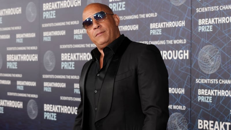 LOS ANGELES, CALIFORNIA - APRIL 15: Vin Diesel arrives at the Ninth Breakthrough Prize Ceremony at Academy Museum of Motion Pictures on April 15, 2023 in Los Angeles, California. (Photo by Anna Webber/Getty Images for Breakthrough Prize)