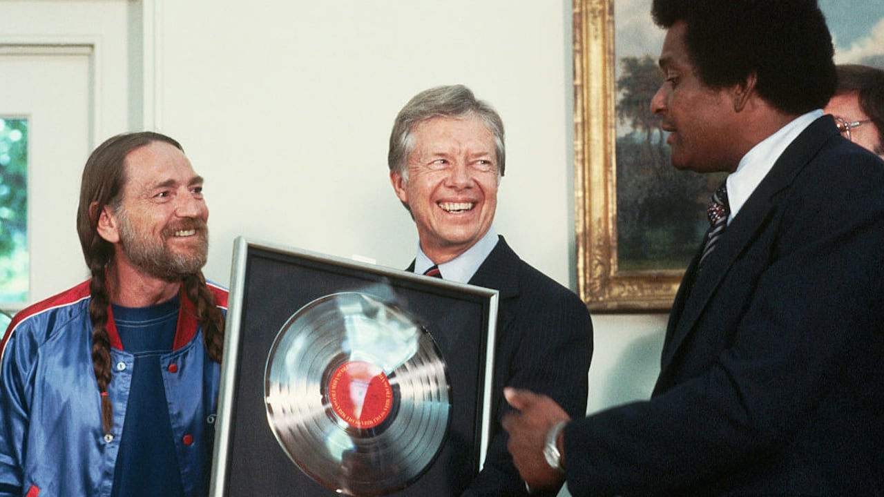 Jimmy Carter considered Willie Nelson a friend, along with Bob Dylan.