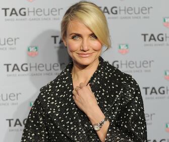 NEW YORK, NY - JANUARY 28:  Actress Cameron Diaz attends TAG Heuer New York City Flagship Store Opening at TAG Heur New York City Flagship Store on January 28, 2014 in New York City.  (Photo by Dimitrios Kambouris/Getty Images)