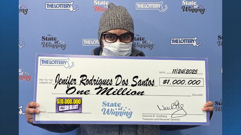 Saugus woman wins $1 million dollars on Mass. Lottery instant ticket game