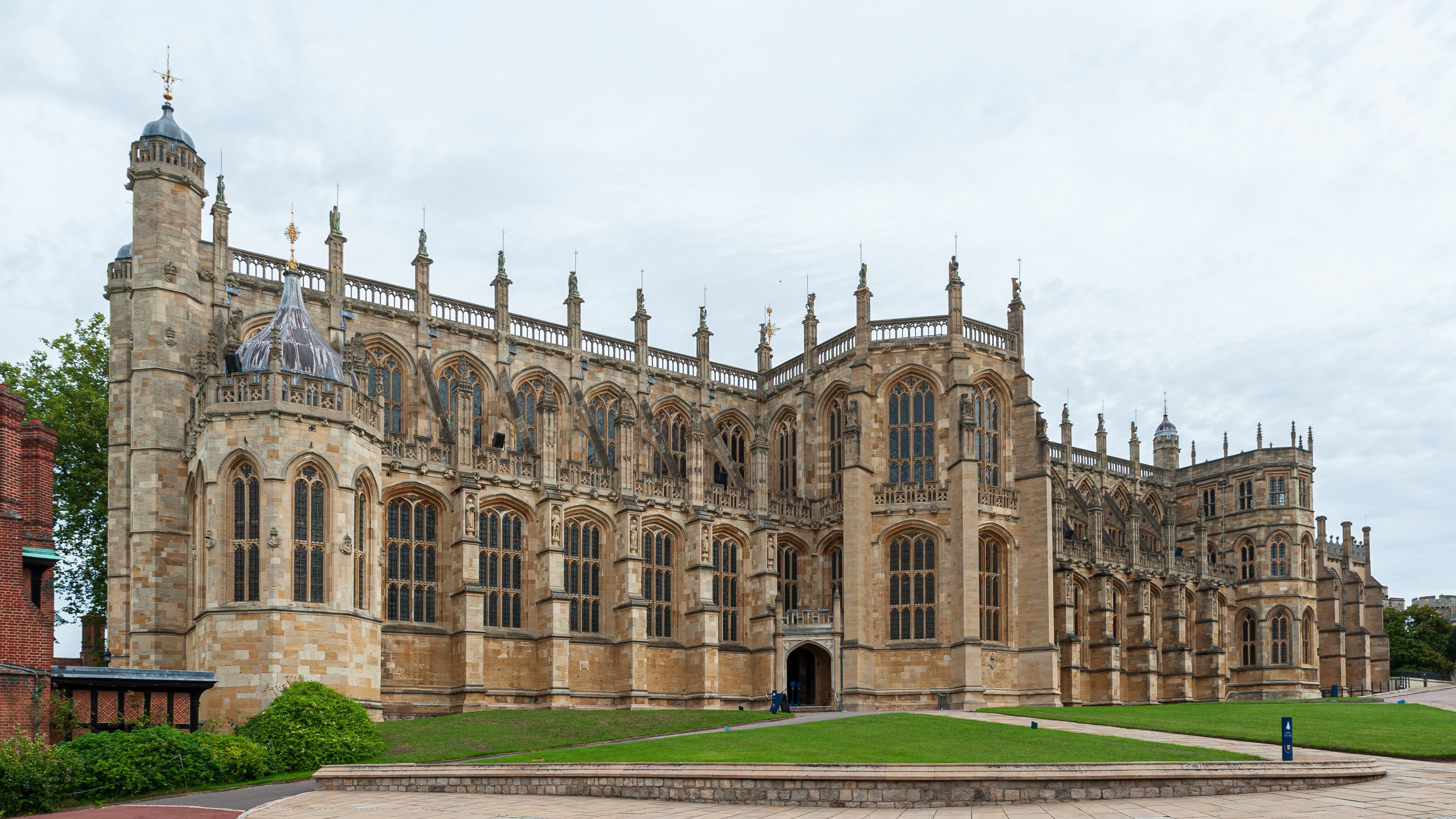 Windsor Castle, a royal residence at Windsor in England, UK.