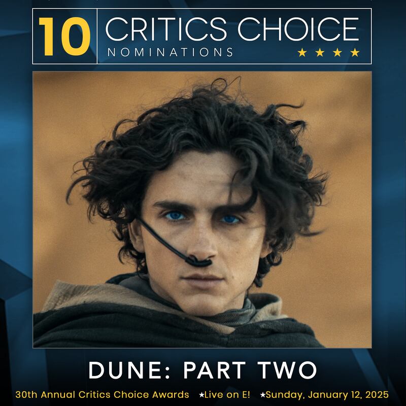 Critics Choice nominees