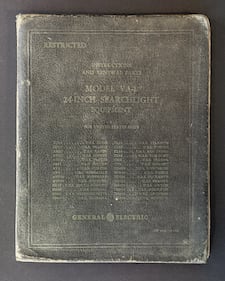 A book from the U.S.S. Massachusetts.