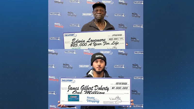 Massachusetts Lottery winners score big ahead of Christmas