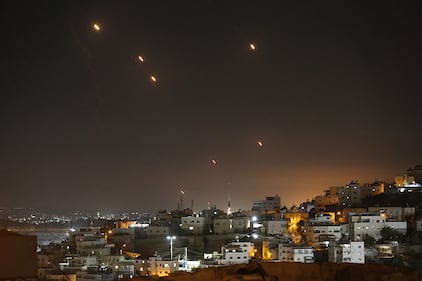 Rockets fired on Israel by Iran.