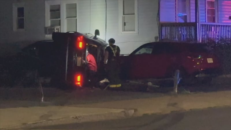 Police pursuit from Brockton car meet ends with crash, teen arrested
