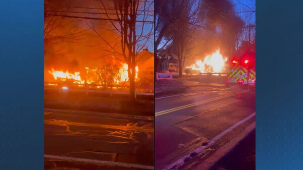 Crews battle heavy flames, broken hydrant during Natick house fire ...