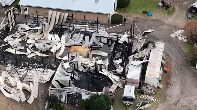 Several horses killed in massive fire that destroyed barn in Plainville