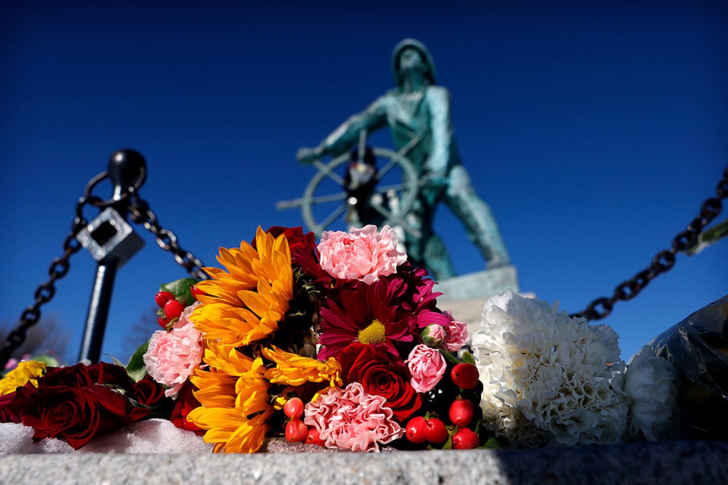 Memorial to fishermen lost at sea
