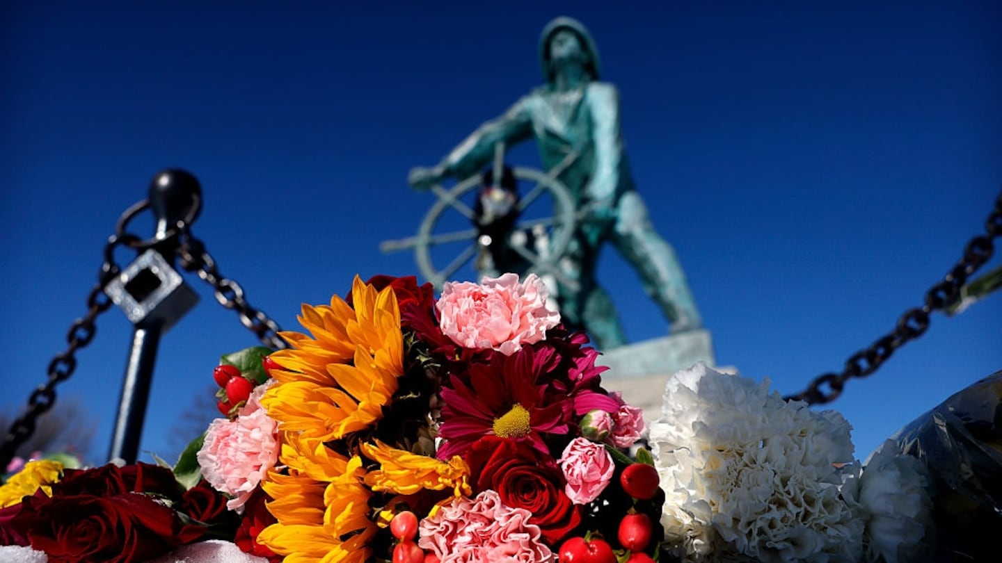 Memorial to fishermen lost at sea