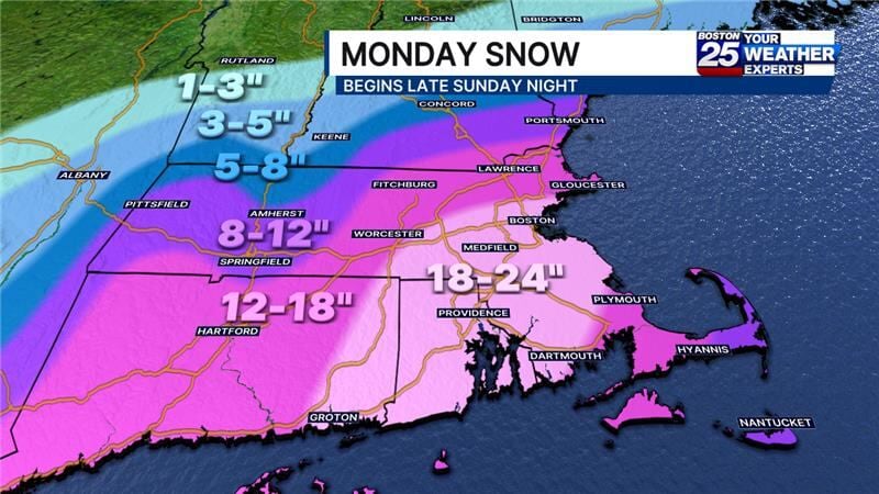 Powerful Nor’easter Arrives Late Sunday Night