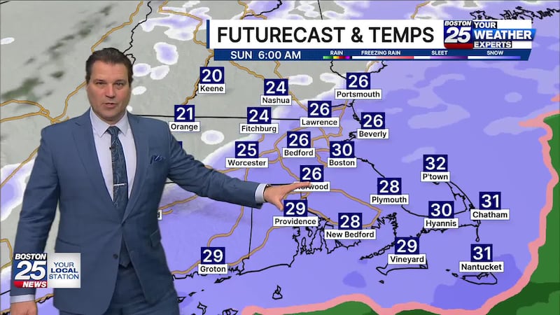 Some snow on the way tonight & Sunday