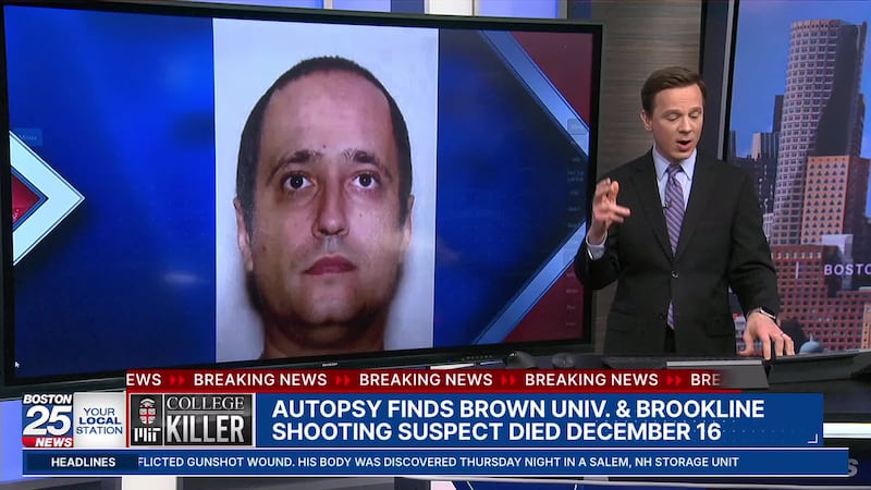Medical examiner reveals cause, manner of death for suspect in deadly Brown, MIT attacks